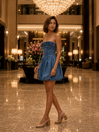 Denim Tube Dress