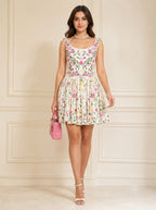 Floral Printed Mini Dress