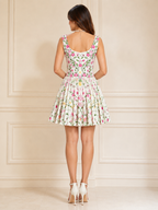 Floral Printed Mini Dress