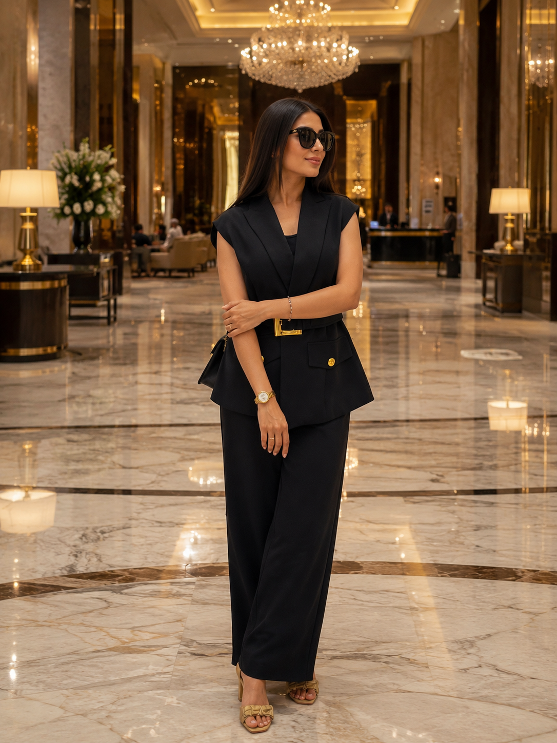 Belted Blazer Co-Ord Set