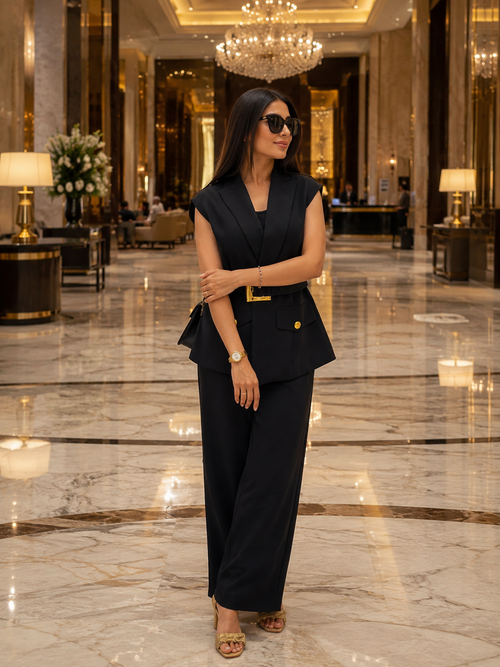 Belted Blazer Co-Ord Set