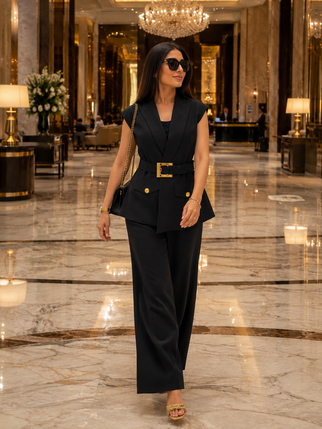Belted Blazer Co-Ord Set