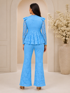 Jekard Net Top with Pants