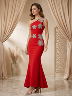 Off Shoulder Bodycon Long Gown