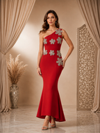 Off Shoulder Bodycon Long Gown