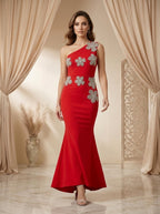 Off Shoulder Bodycon Long Gown